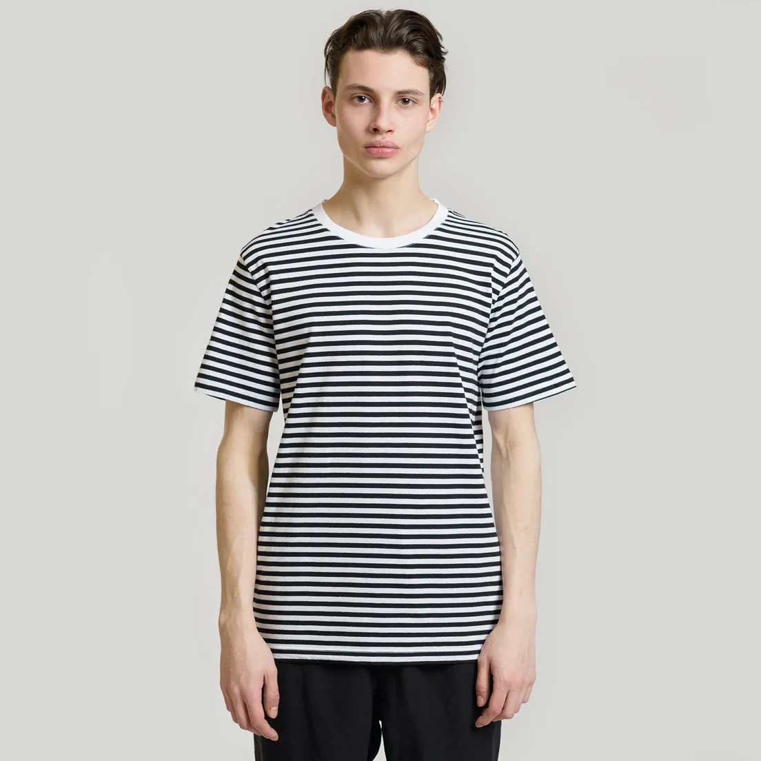 Maison Margiela Комплект мужских футболок Stereotype Stripe Crew Neck 3-Pack