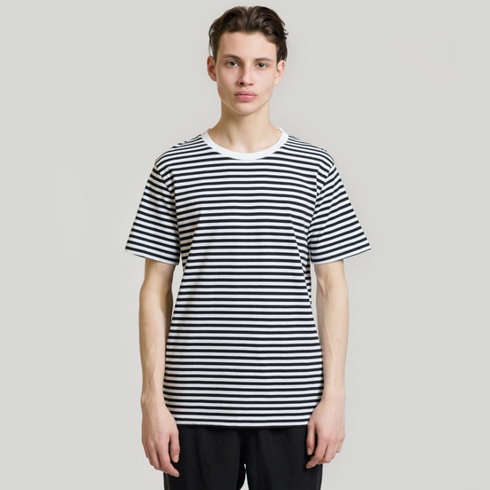 Комплект мужских футболок Maison Margiela Stereotype Stripe Crew Neck 3-Pack Black/White