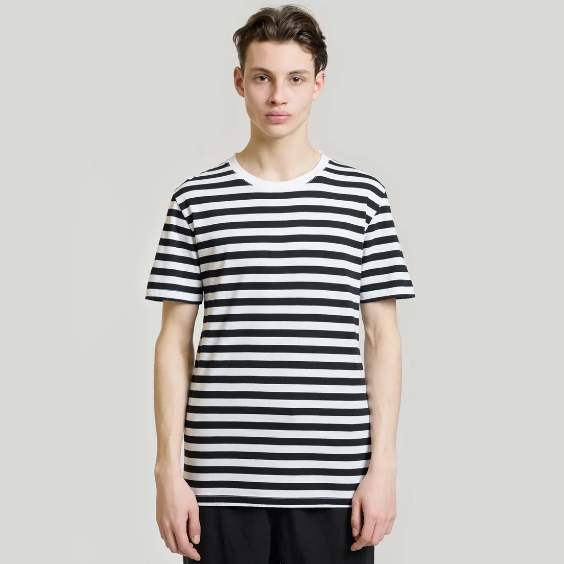 Maison Margiela Комплект мужских футболок Stereotype Stripe Crew Neck 3-Pack