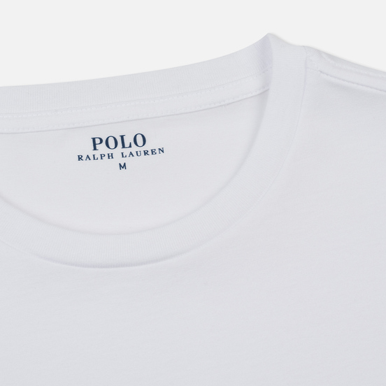 Комплект мужских футболок Polo Ralph Lauren Classic Crew Neck 2-Pack White/White