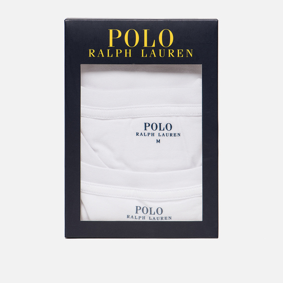 Комплект мужских футболок Polo Ralph Lauren Classic Crew Neck 2-Pack White/White