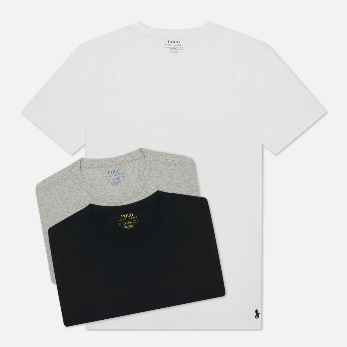 Polo Ralph Lauren Комплект мужских футболок Classic Crew Neck 3-Pack