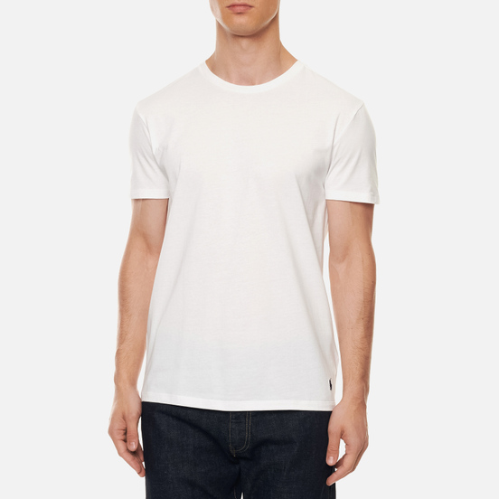 Комплект мужских футболок Polo Ralph Lauren Classic Crew Neck 3-Pack White/White/White