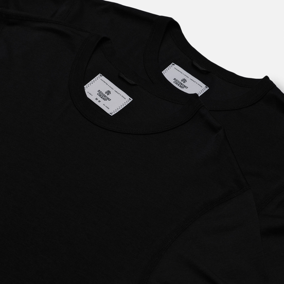 Комплект мужских футболок Reigning Champ Knit Jersey Set 2 Pack Black