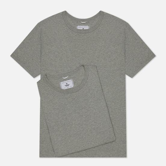 Комплект мужских футболок Reigning Champ Knit Jersey Set 2 Pack Heather Grey