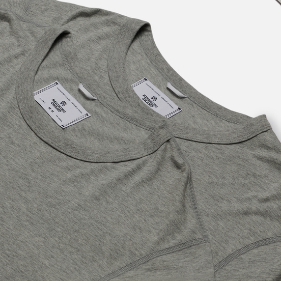 Комплект мужских футболок Reigning Champ Knit Jersey Set 2 Pack Heather Grey