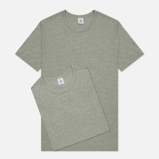 Комплект мужских футболок Reigning Champ Knit Jersey Set 2 Pack Heather Grey