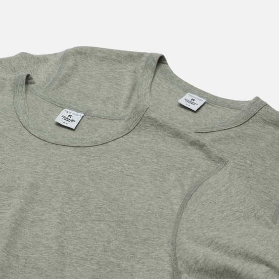 Комплект мужских футболок Reigning Champ Knit Jersey Set 2 Pack Heather Grey