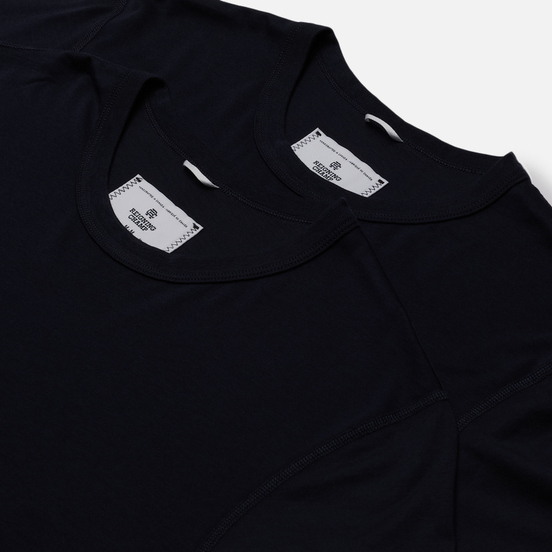 Комплект мужских футболок Reigning Champ Knit Jersey Set 2 Pack Navy