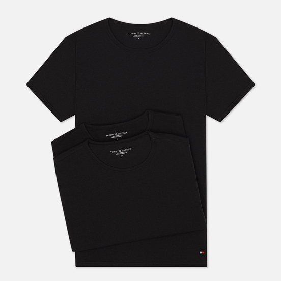 Комплект мужских футболок Tommy Hilfiger Underwear 3-Pack Premium Essentials Crew Neck Black