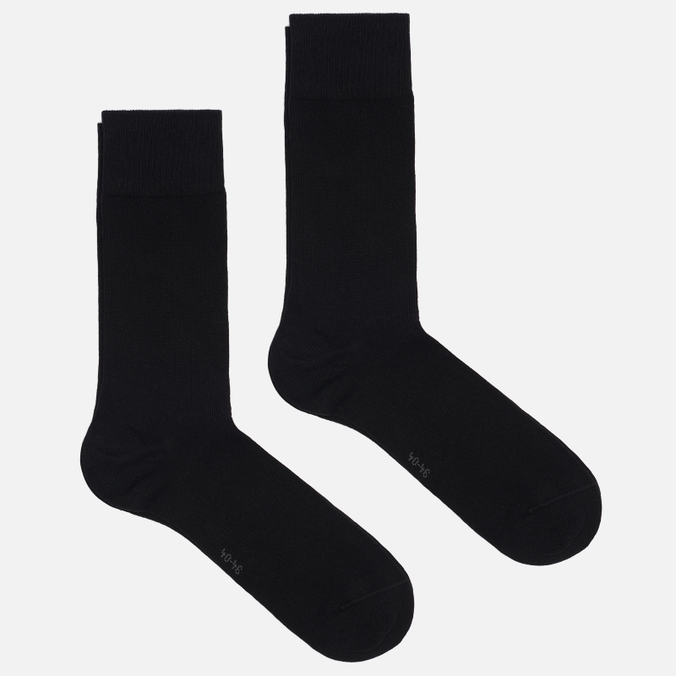 Комплект носков Burlington, цвет чёрный, размер 40-46