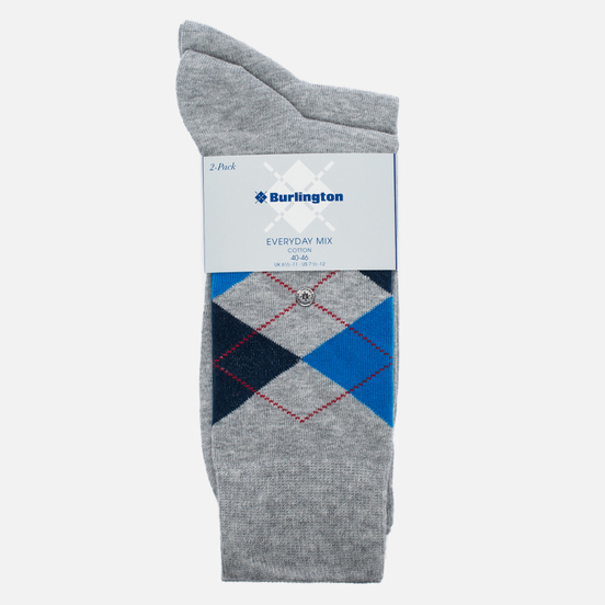 Комплект носков Burlington Everyday 2-Pack Light Grey