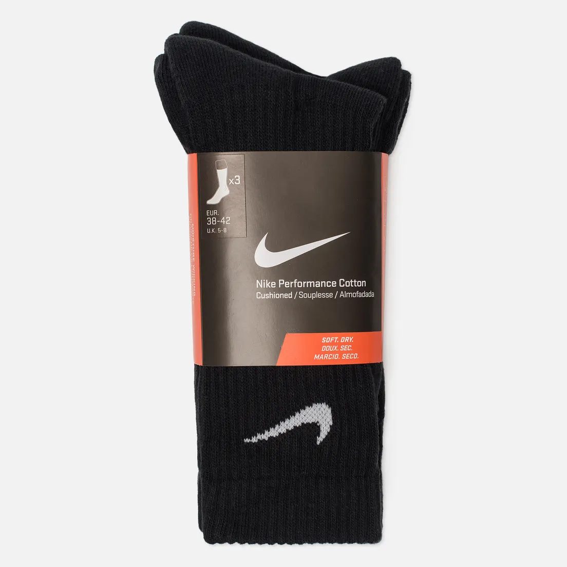 Nike Комплект носков 3-Pack Cushion Crew