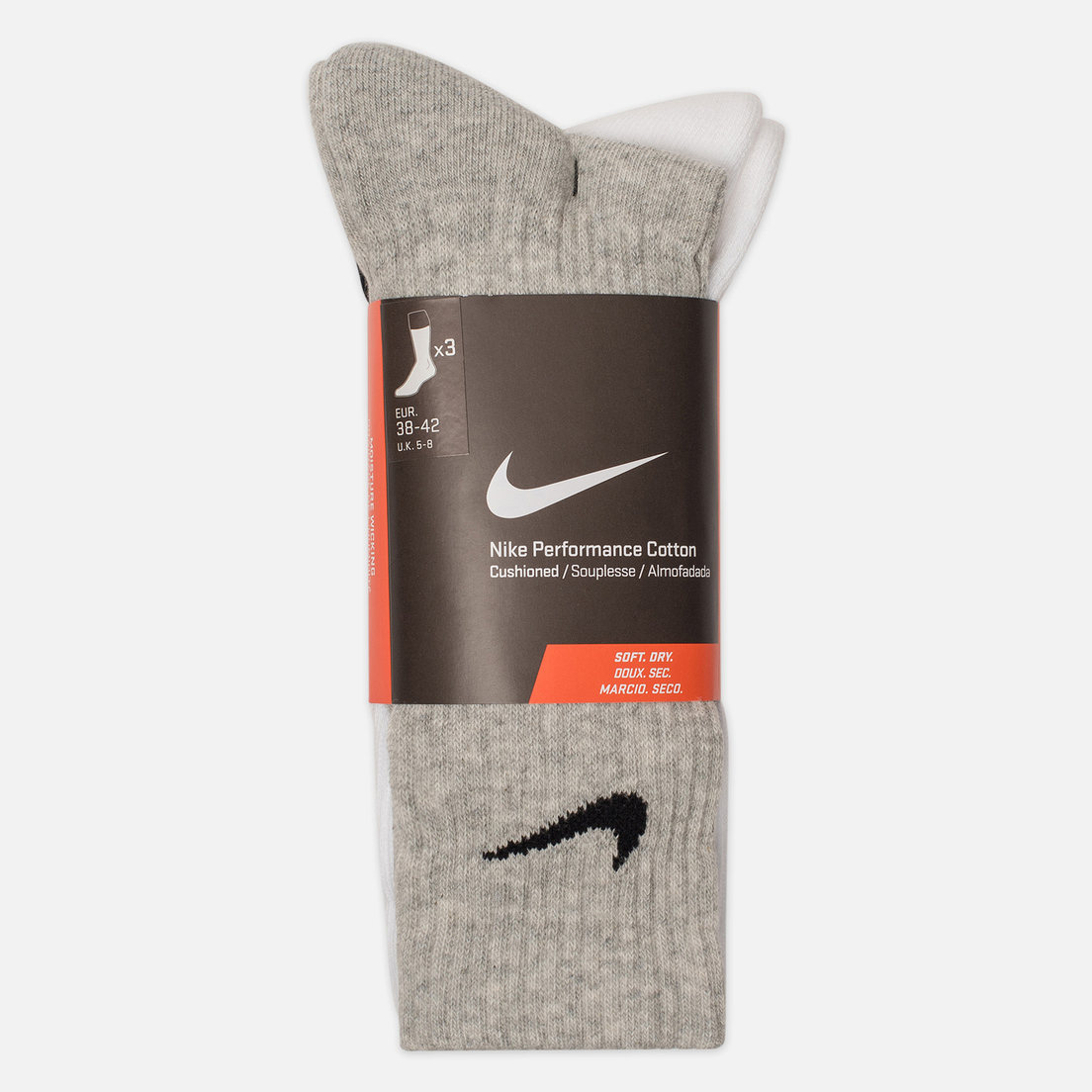 Nike Комплект носков 3-Pack Cushion Crew