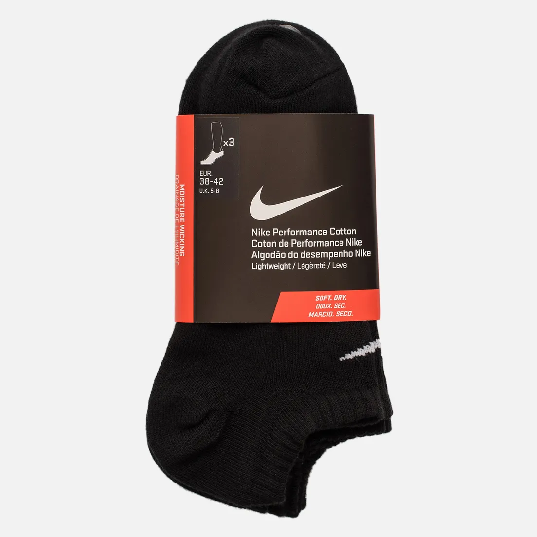 Nike Комплект носков 3-Pack Lightweight No-Show