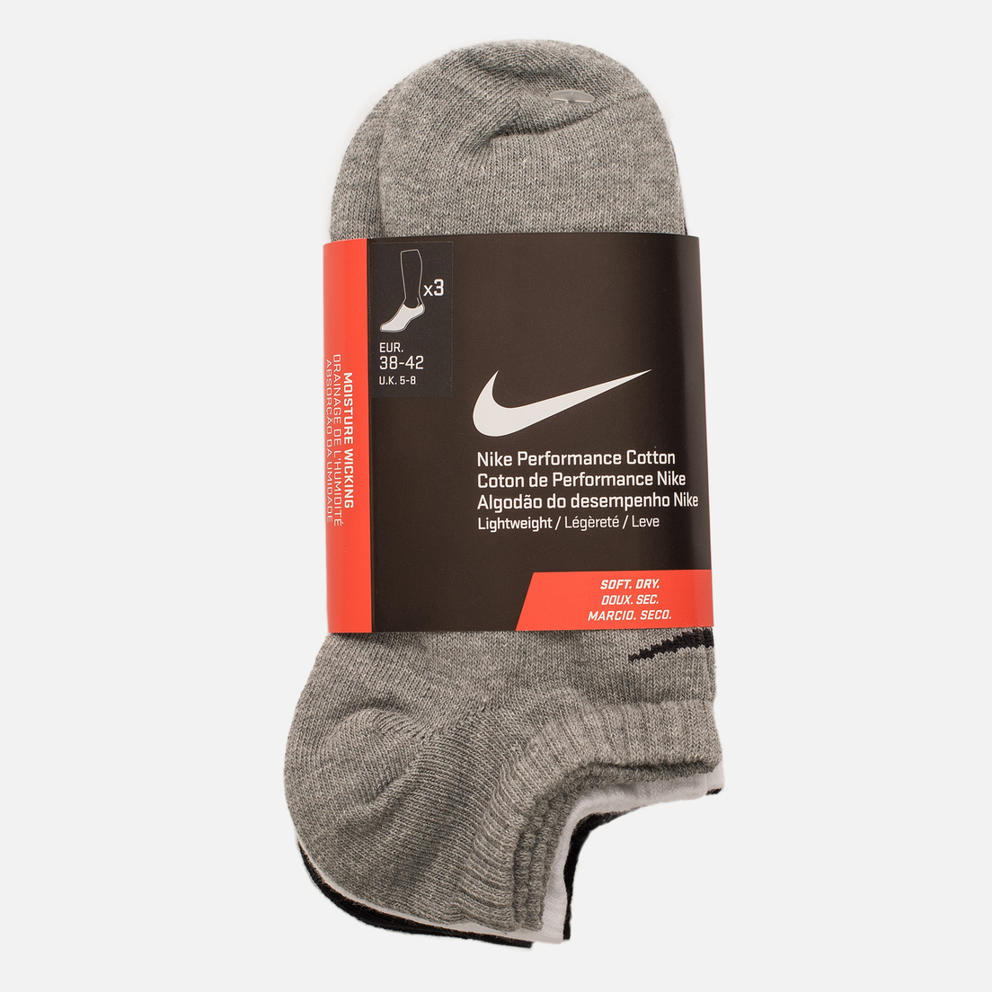 Nike Комплект носков 3-Pack Lightweight No-Show