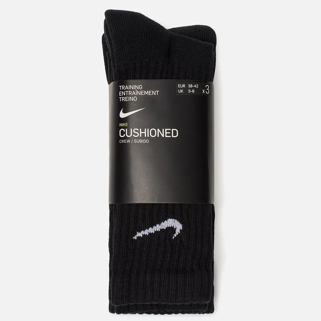 Nike Комплект носков 3-Pack Value Cotton Crew