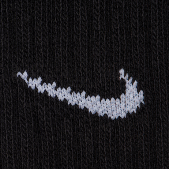 Комплект носков Nike 3-Pack Value Cotton Crew Black/Black/Black