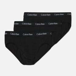 Комплект мужских трусов Calvin Klein Underwear 3-Pack Hip Brief Black/Black/Black