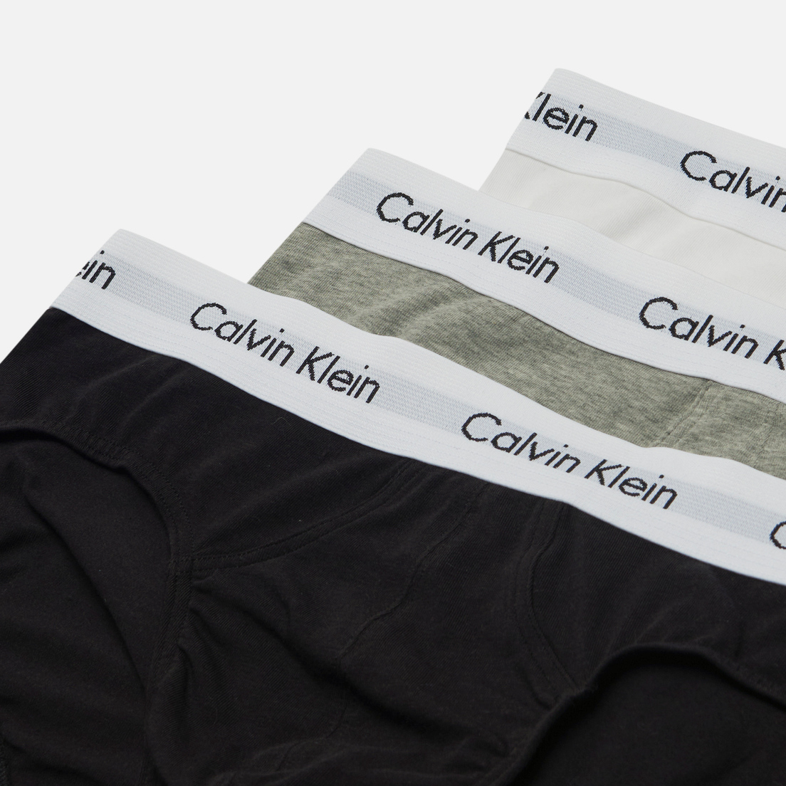 Calvin Klein Underwear HIGH WAIST 3 PACK - Briefs - black/white