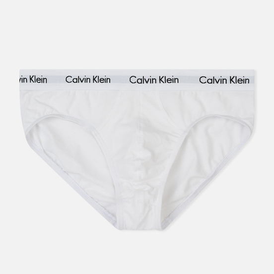Комплект мужских трусов Calvin Klein Underwear 3-Pack Hip Brief Black/Grey/White