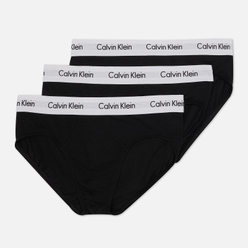 Комплект мужских трусов Calvin Klein Underwear 3-Pack Hip Brief Black/White