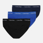 Комплект мужских трусов Calvin Klein Underwear 3-Pack Hip Brief Blue/Navy/Black фото - 0