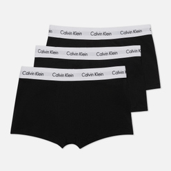 Комплект мужских трусов Calvin Klein Underwear 3-Pack Low Rise Trunk Black/White
