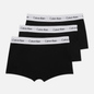 Комплект мужских трусов Calvin Klein Underwear 3-Pack Low Rise Trunk Black/White фото - 0