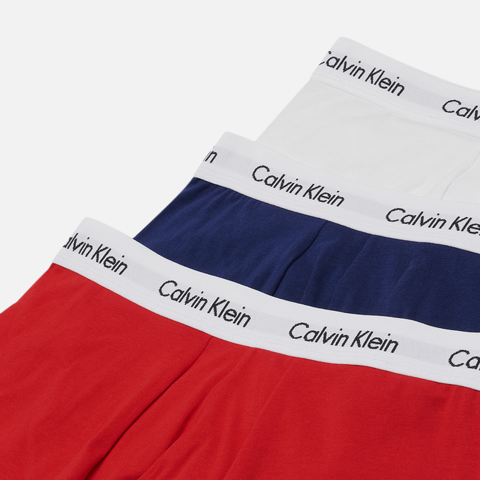Комплект мужских трусов Calvin Klein Underwear, цвет комбинированный, размер S U2664G-I03 3-Pack Low Rise Trunk - фото 2