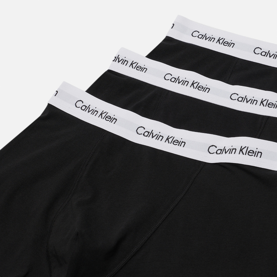 Комплект мужских трусов Calvin Klein Underwear 3-Pack Trunk Brief Black/White