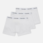 Комплект мужских трусов Calvin Klein Underwear 3-Pack Trunk Brief White/White фото - 0