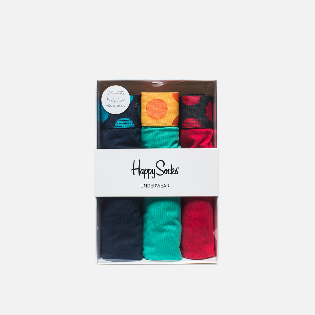 Happy Socks Комплект мужских трусов 3 Pack Pop Trunk