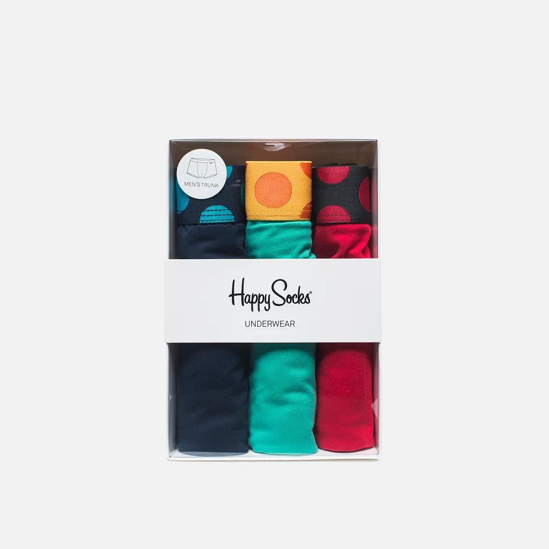 Happy Socks Комплект мужских трусов 3 Pack Pop Trunk