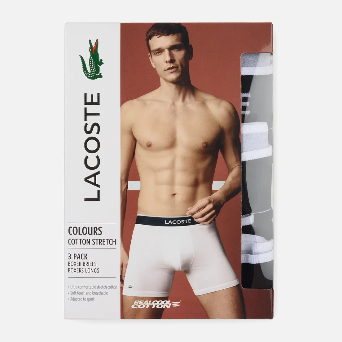 Lacoste Underwear Комплект мужских трусов 3-Pack Boxer Brief