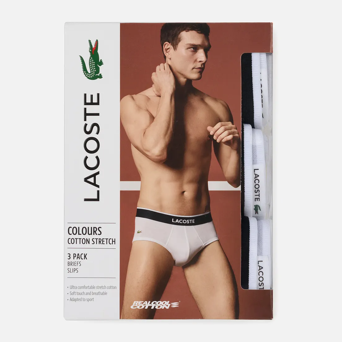 Lacoste Underwear Комплект мужских трусов 3-Pack Briefs