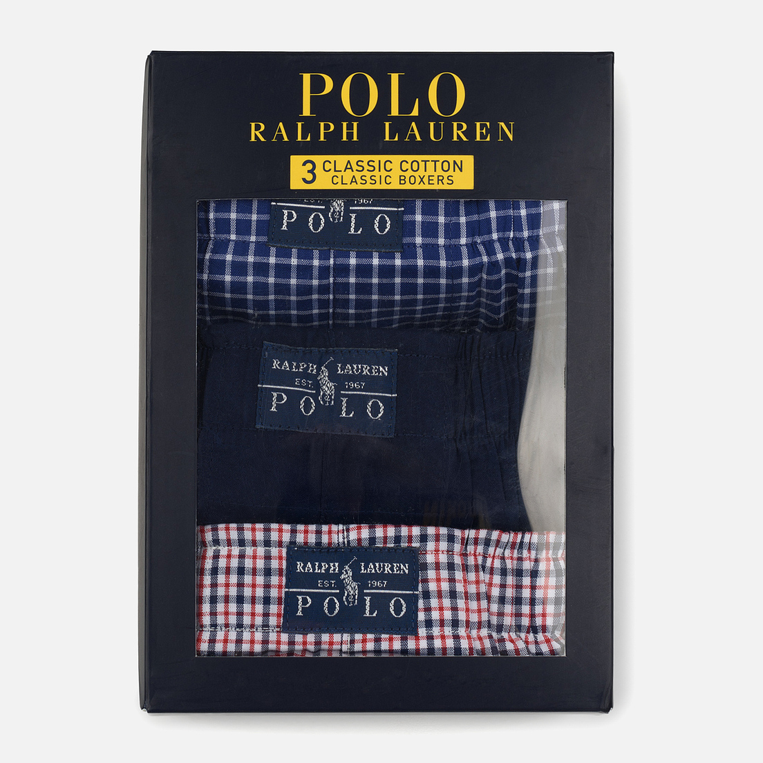Polo Ralph Lauren Комплект мужских трусов Boxer 3-Pack
