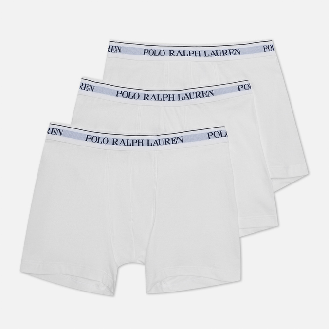 Комплект мужских трусов Polo Ralph Lauren Boxer Brief 3-Pack комплект из 3 х трусов шорт