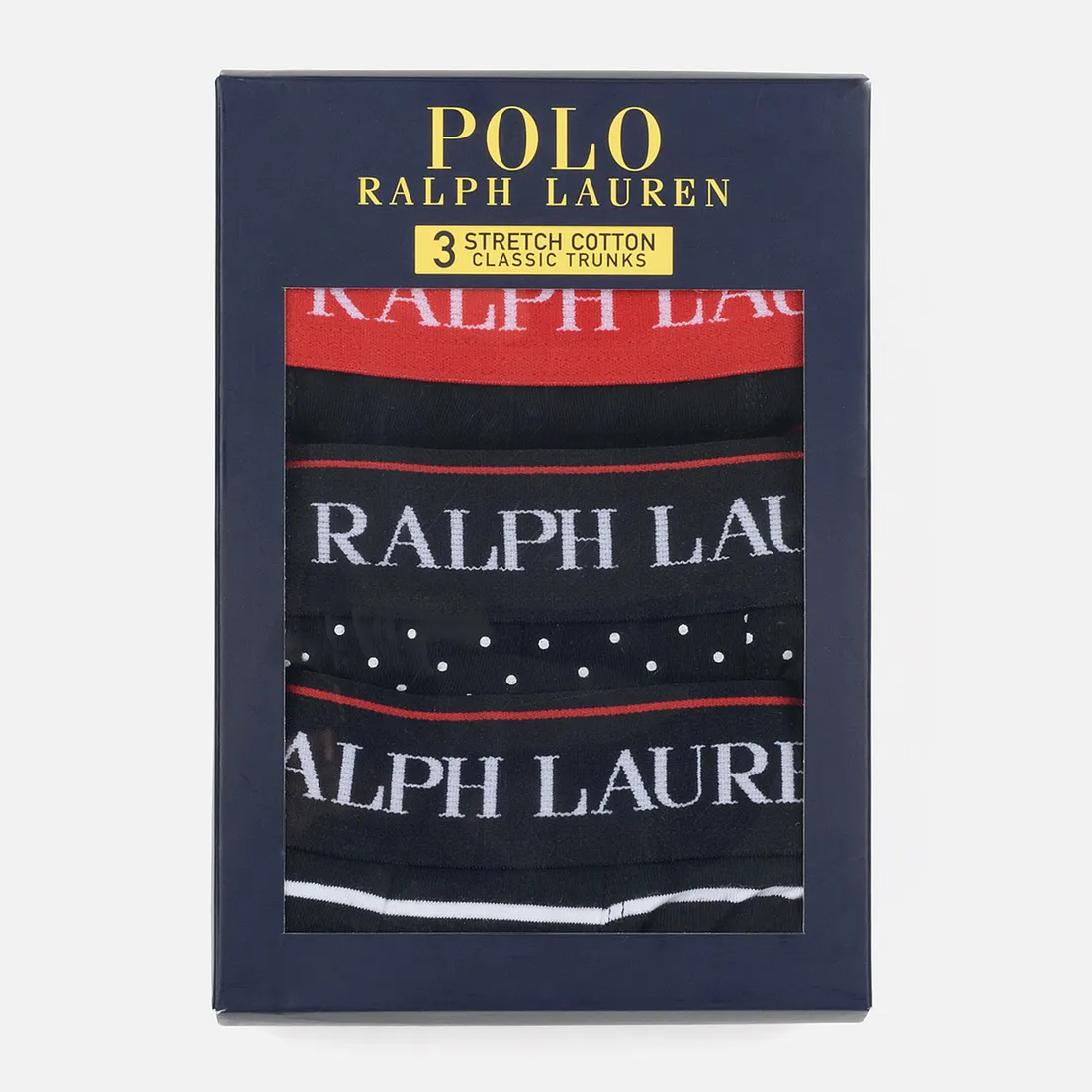 Polo Ralph Lauren Комплект мужских трусов Classic Trunk 3-Pack
