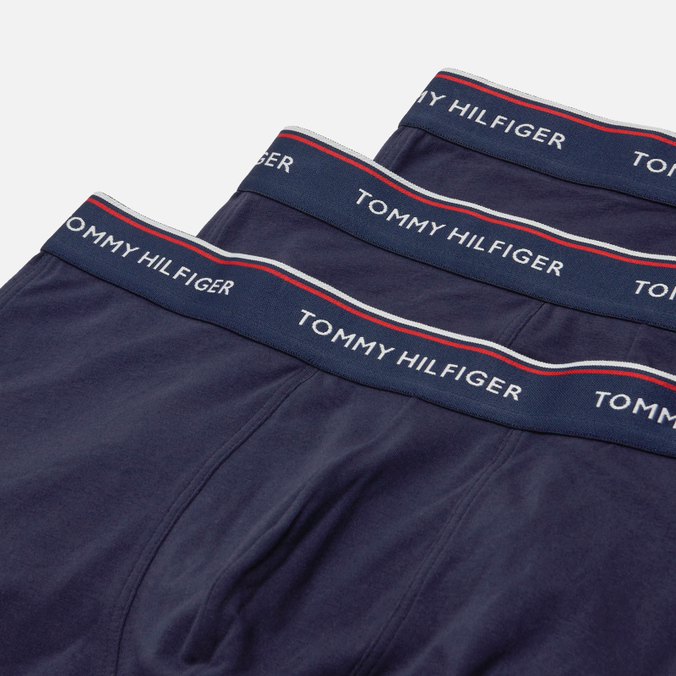 Комплект мужских трусов Tommy Hilfiger Underwear 3-Pack Premium Essential Trunks, цвет синий