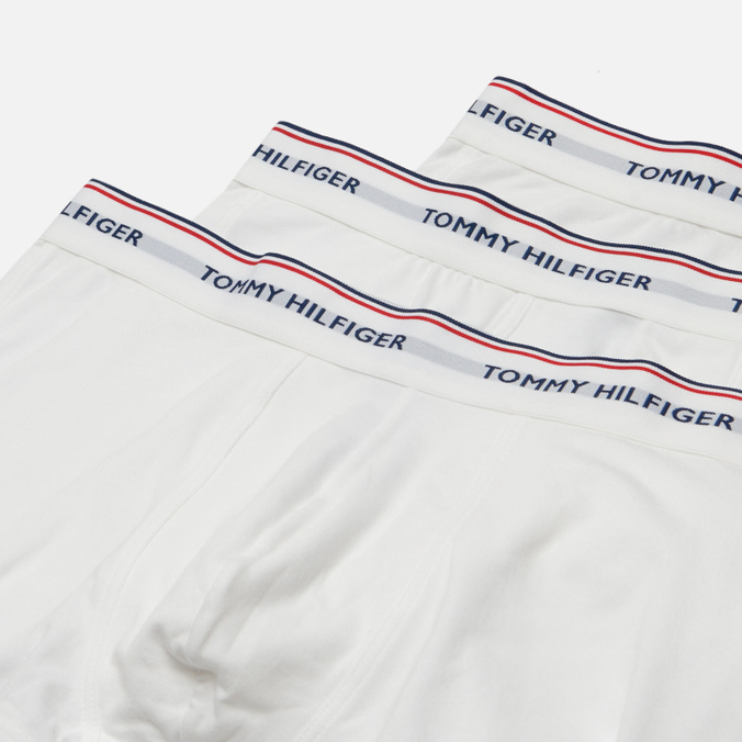 Комплект мужских трусов Tommy Hilfiger Underwear 3-Pack Premium Essential Trunks, цвет белый