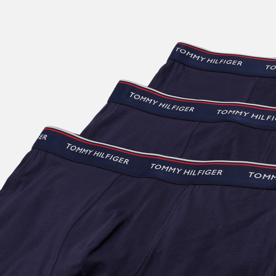 Комплект мужских трусов Tommy Hilfiger Underwear 3-Pack Stretch Cotton Boxer Peacoat