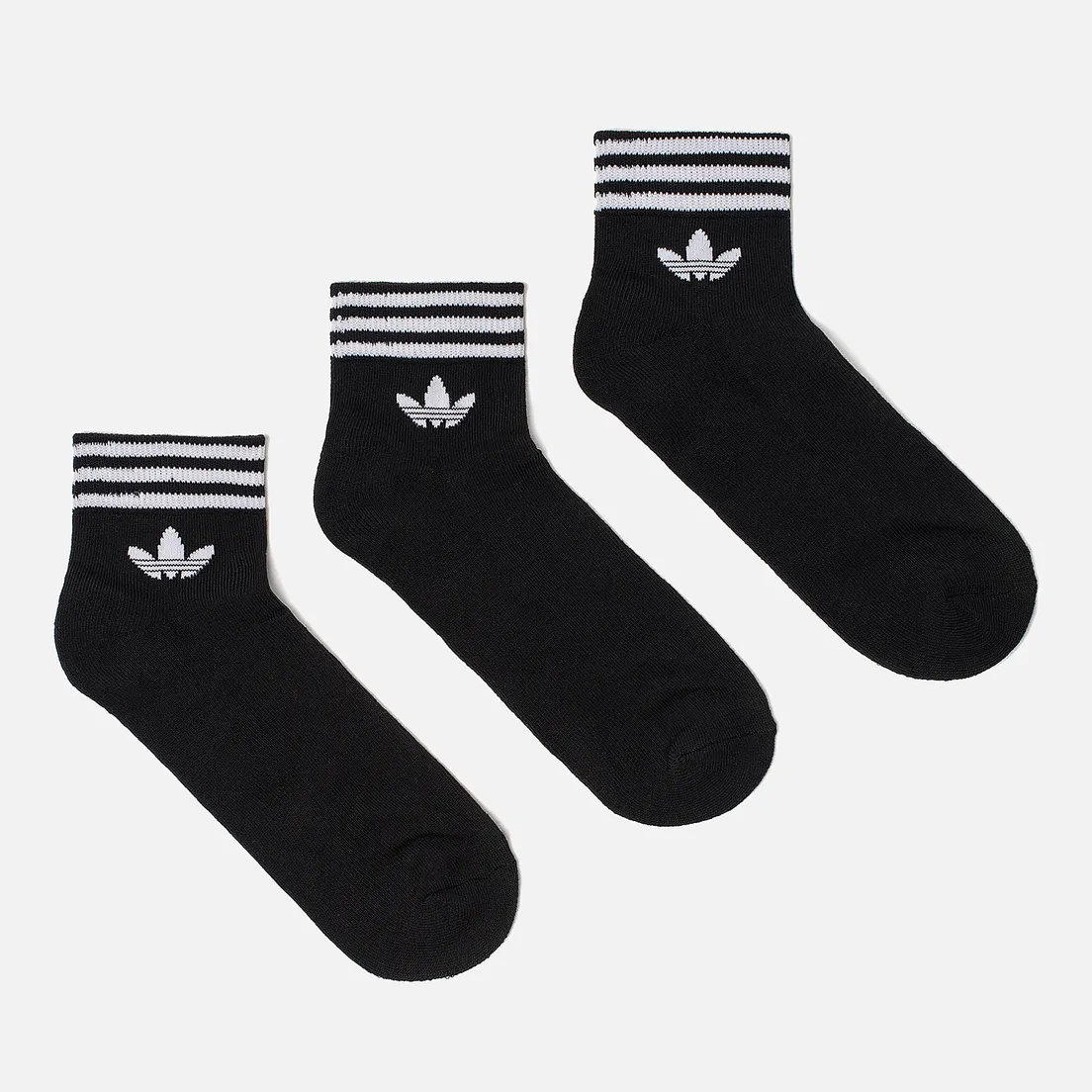 adidas Originals Комплект носков 3-Pack Trefoil Ankle