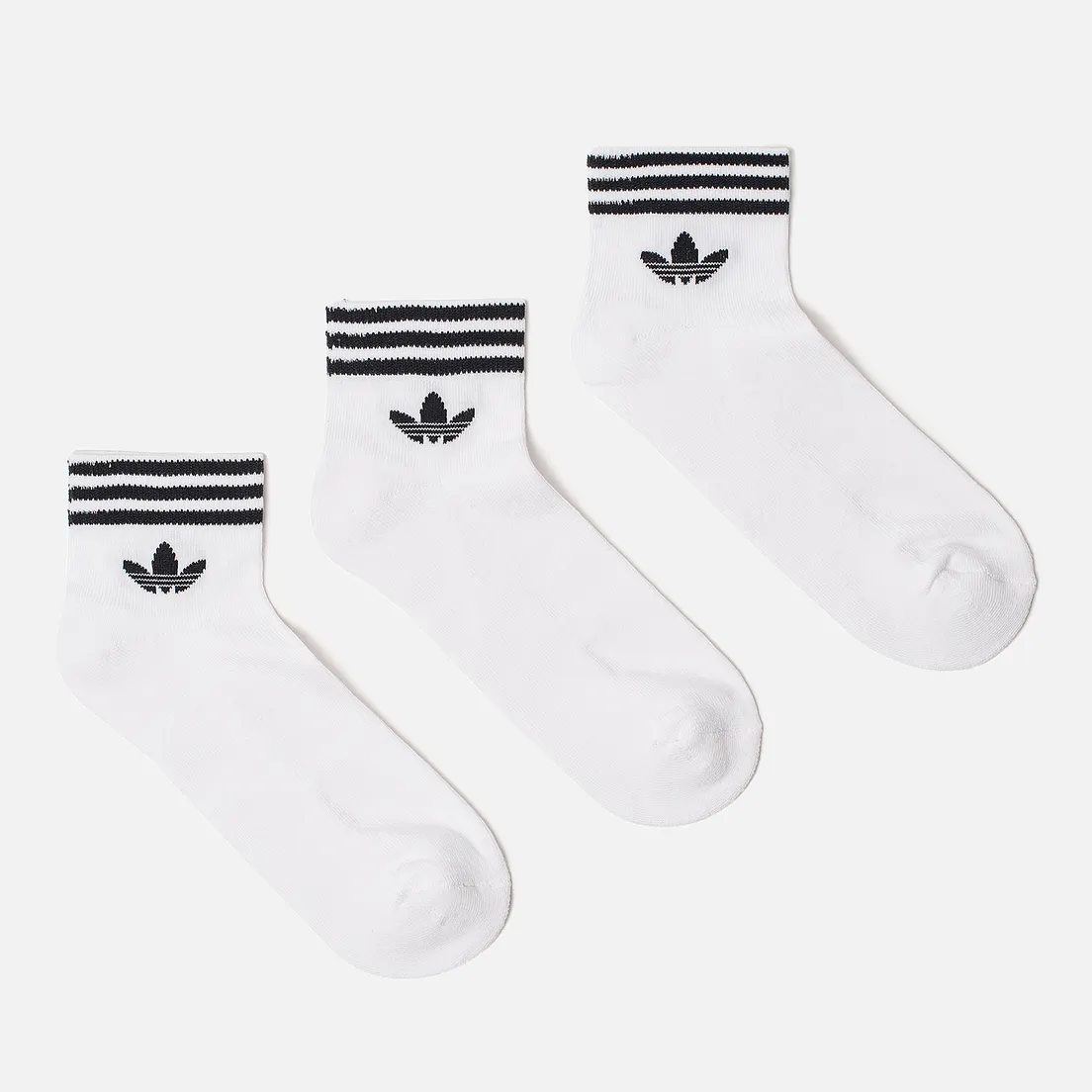 adidas Originals Комплект носков 3-Pack Trefoil Ankle