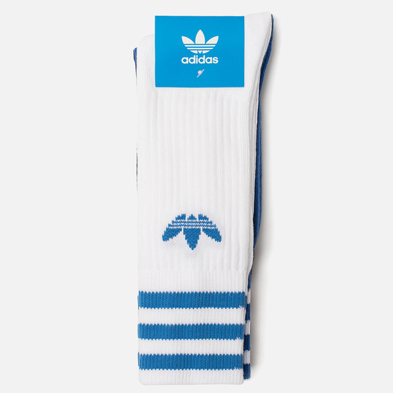 Комплект носков adidas Originals 3-Pack Solid Crew Collegiate Navy/Collegiate Royal/White