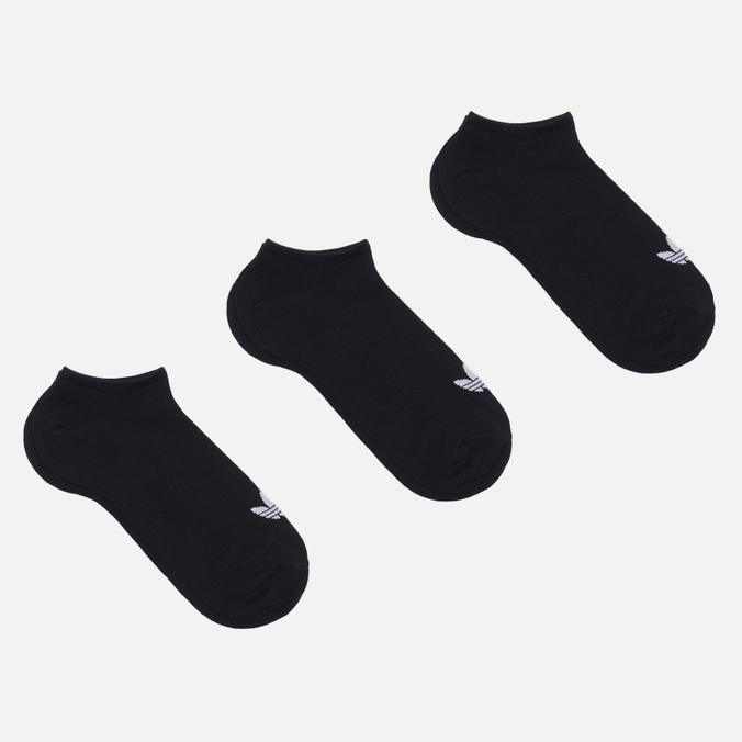 Комплект носков adidas Originals, цвет чёрный, размер 43-46 S20274 Trefoil 3-Pack - фото 1