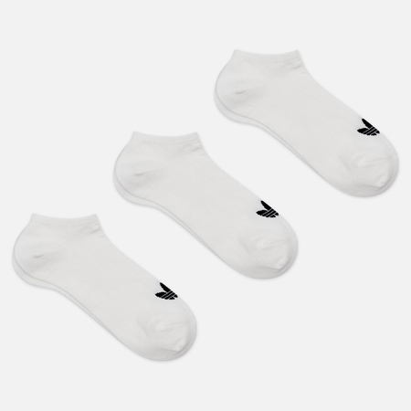   Brandshop Комплект носков adidas Originals Trefoil 3-Pack, цвет белый, размер 39-42 EU