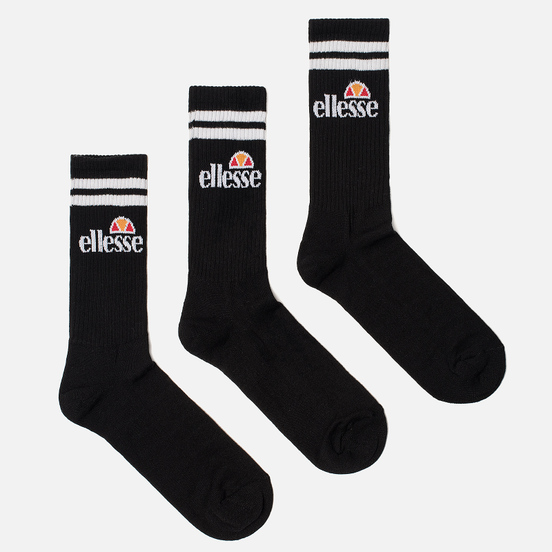 Комплект носков Ellesse Pullo 3-Pack Black