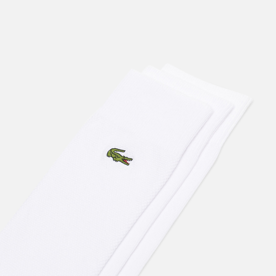 Комплект носков Lacoste 3-Pack Blend Embroidered White/Green
