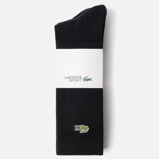 Комплект носков Lacoste 3-Pack Sport High Black/Black/Black